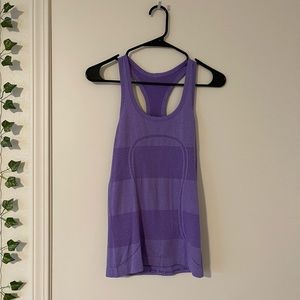 Lululemon purple swiftly tank